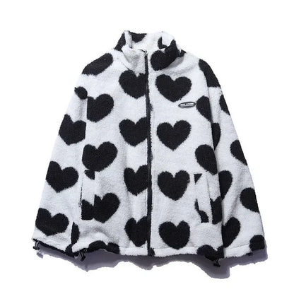 Briana | Reversible Heart Coat