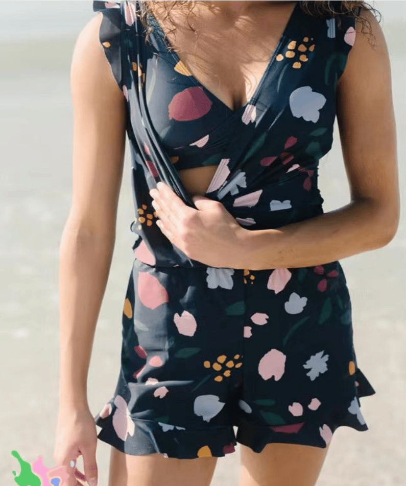 Siobhán | Ruffle Swimsuit with Bust Support