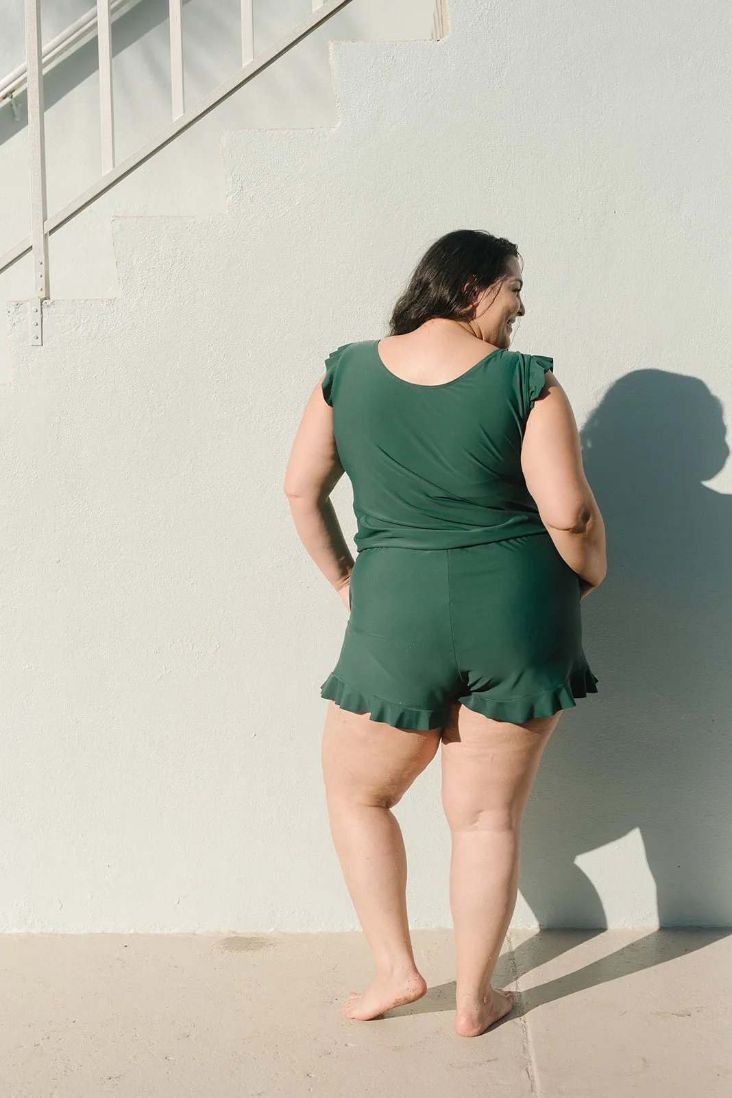 Siobhán | Ruffle Swimsuit with Bust Support