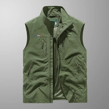 Vincent | Multi-Pocket Breathable Classic Cargo Gilet
