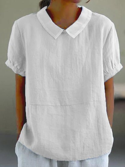 Maya | Relaxed Fit Collared Blouse