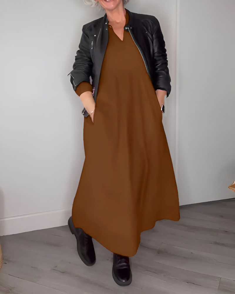 Rhea | Elegant Pocket Dress