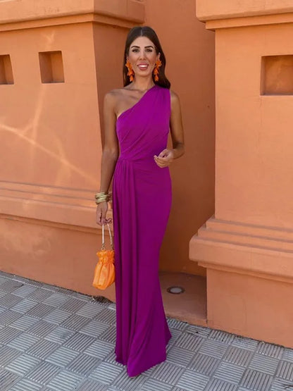 Lia™ | Asymmetric Long Dress:
