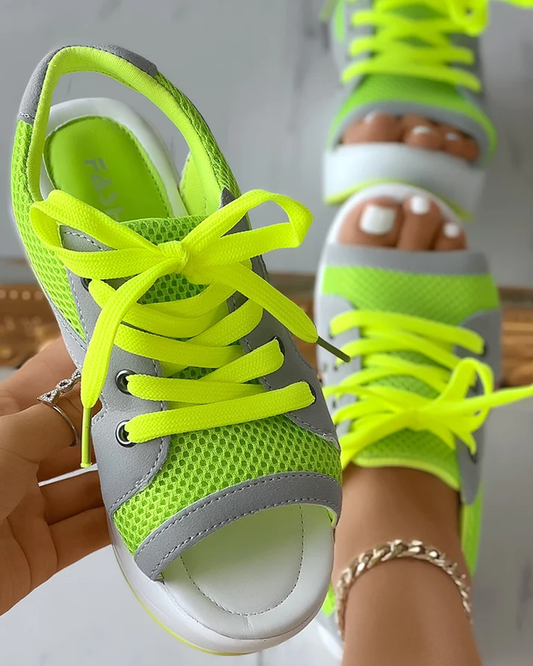 Sienna | Sporty Sneaker Wedge Sandals