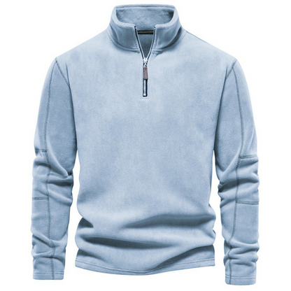 Lorcan | Fleece Pullover with Quarter Zipper