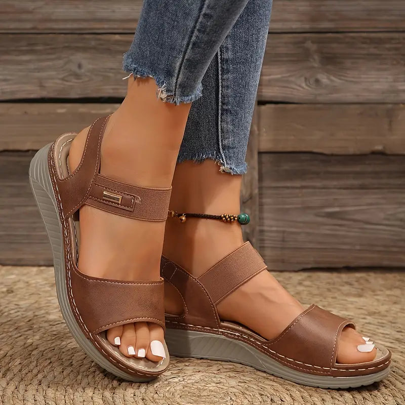 Carina | Summer Wedge Sandals