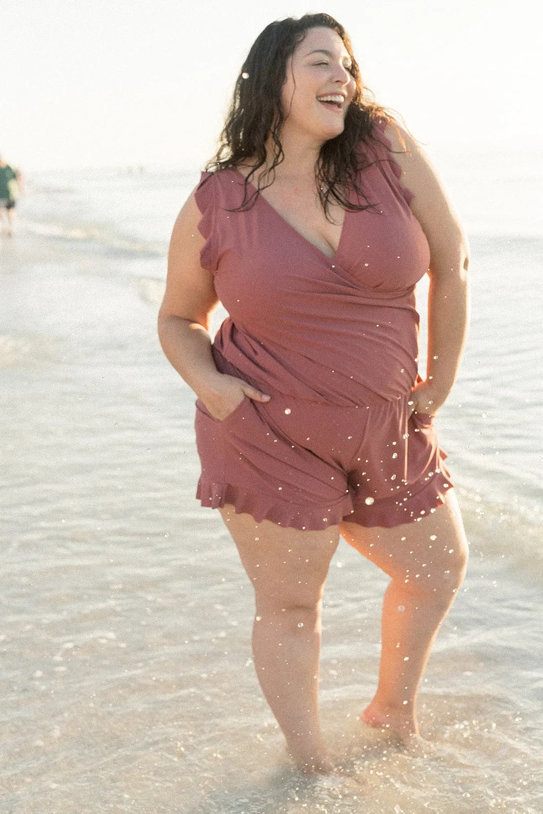 Siobhán | Ruffle Swimsuit with Bust Support