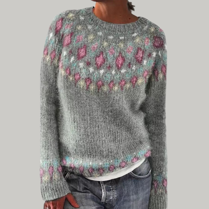 Vera | Patterned Knit Sweater
