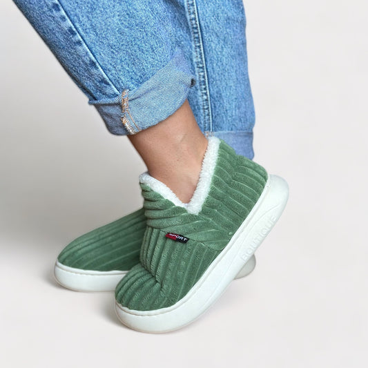 Aurelia | Therapeutic Fluffy Fleece Winter Slippers