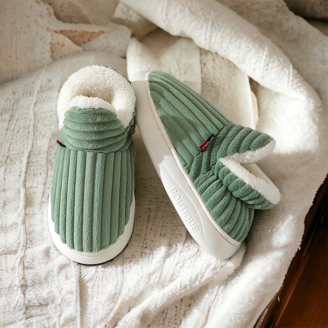Aurelia | Therapeutic Fluffy Fleece Winter Slippers