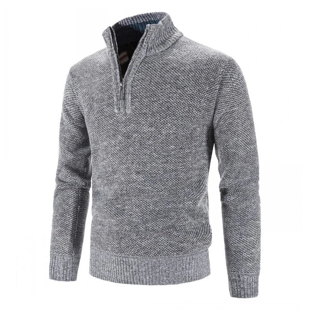 Fionn | Knitted Zip-Sweater