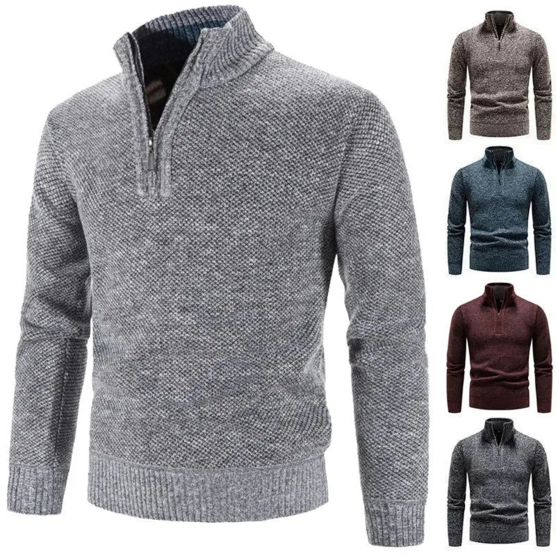 Fionn | Knitted Zip-Sweater