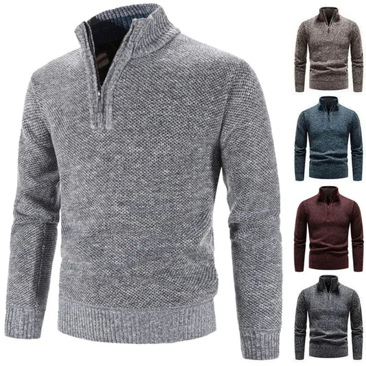Fionn | Knitted Zip-Sweater