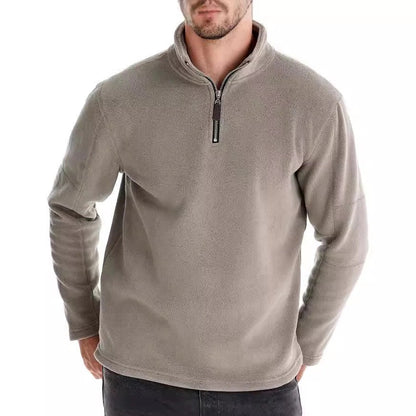 Lorcan | Fleece Pullover with Quarter Zipper