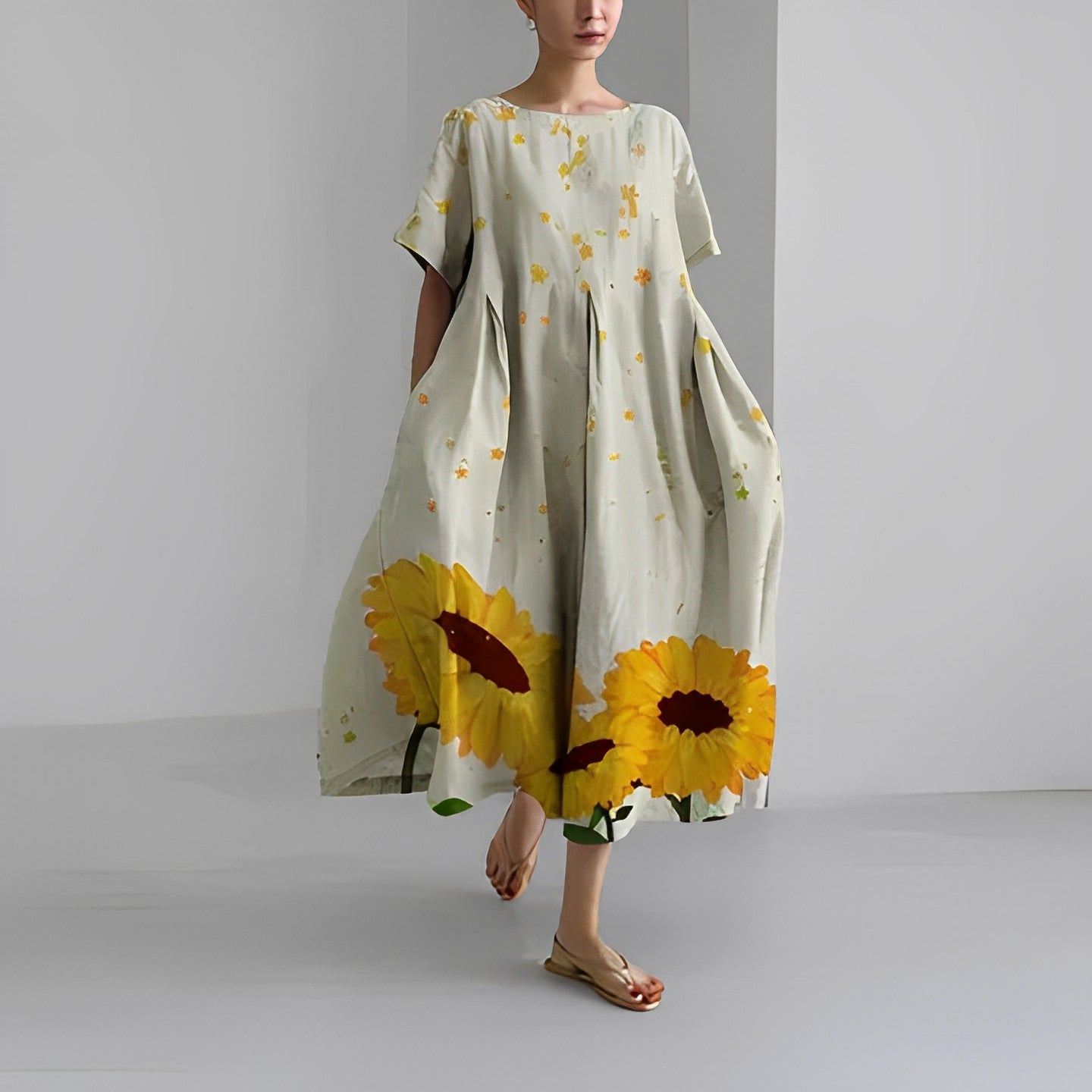 Sophie | Elegant Printed Dress