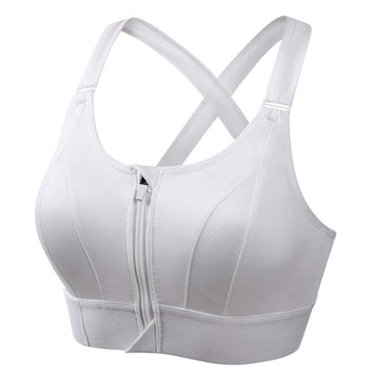 Lora - Zip Fit Sports Bra Anti-Sweat