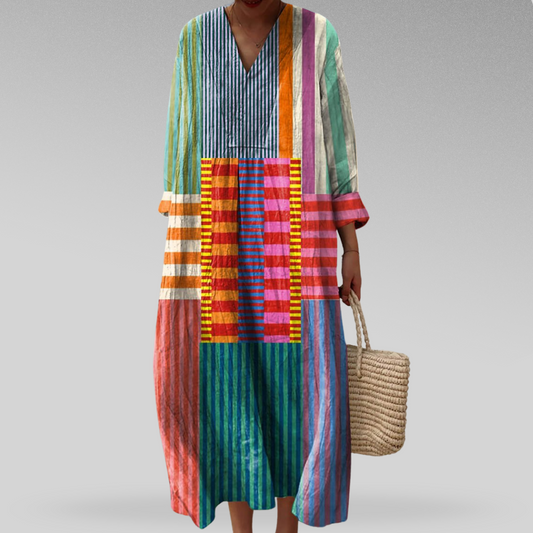 Lia | Elegant Geometric Dress