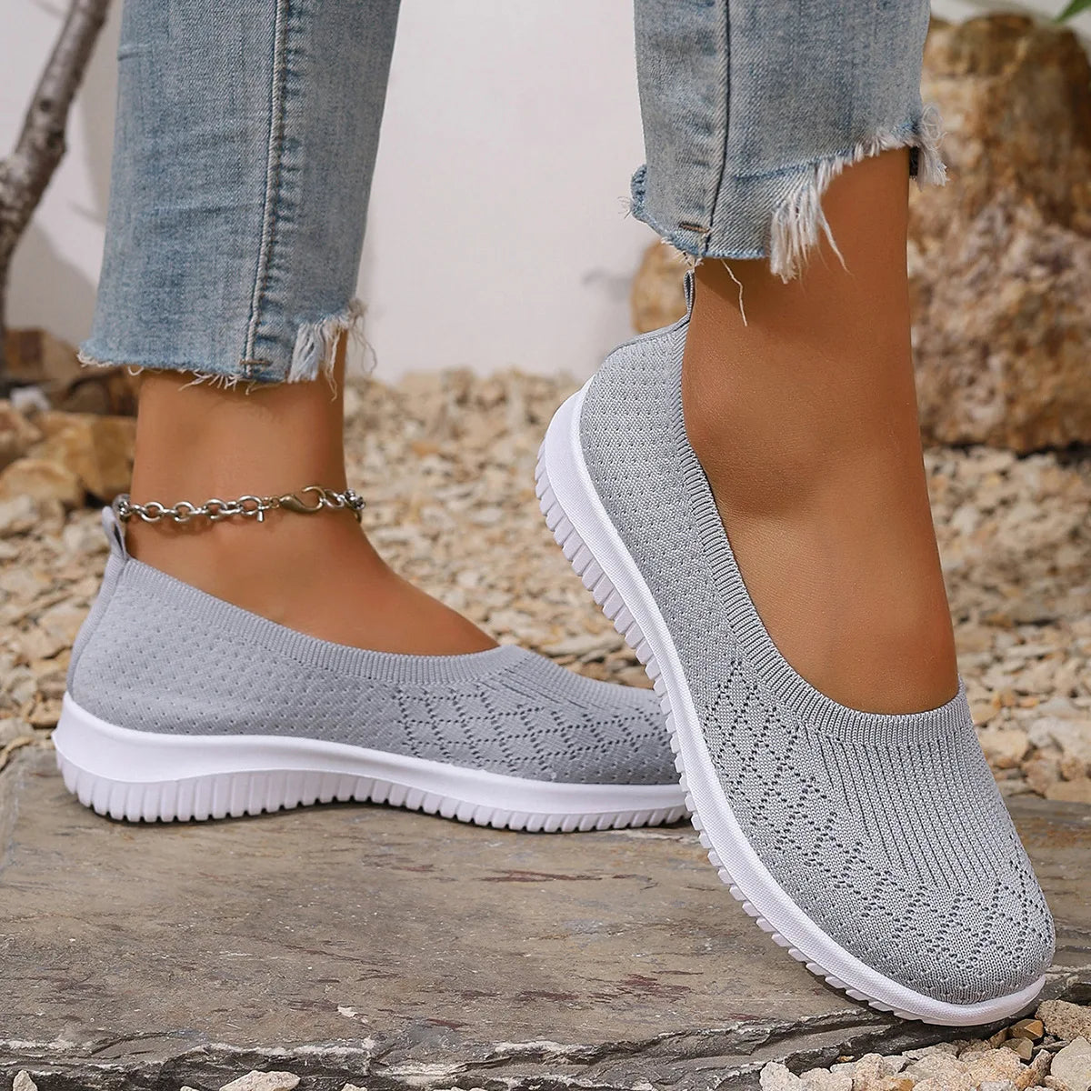 Sofina – Anti-Slip Breathable Slip-On Shoes