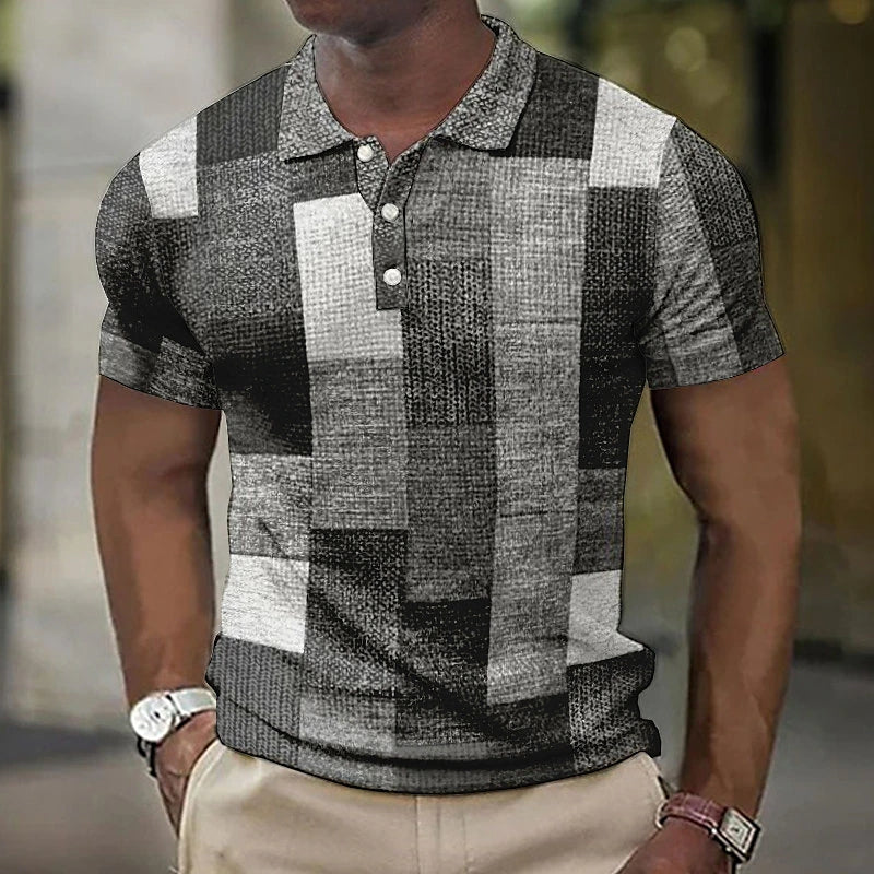 Cian | Modern Multi-Tone Polo Shirt