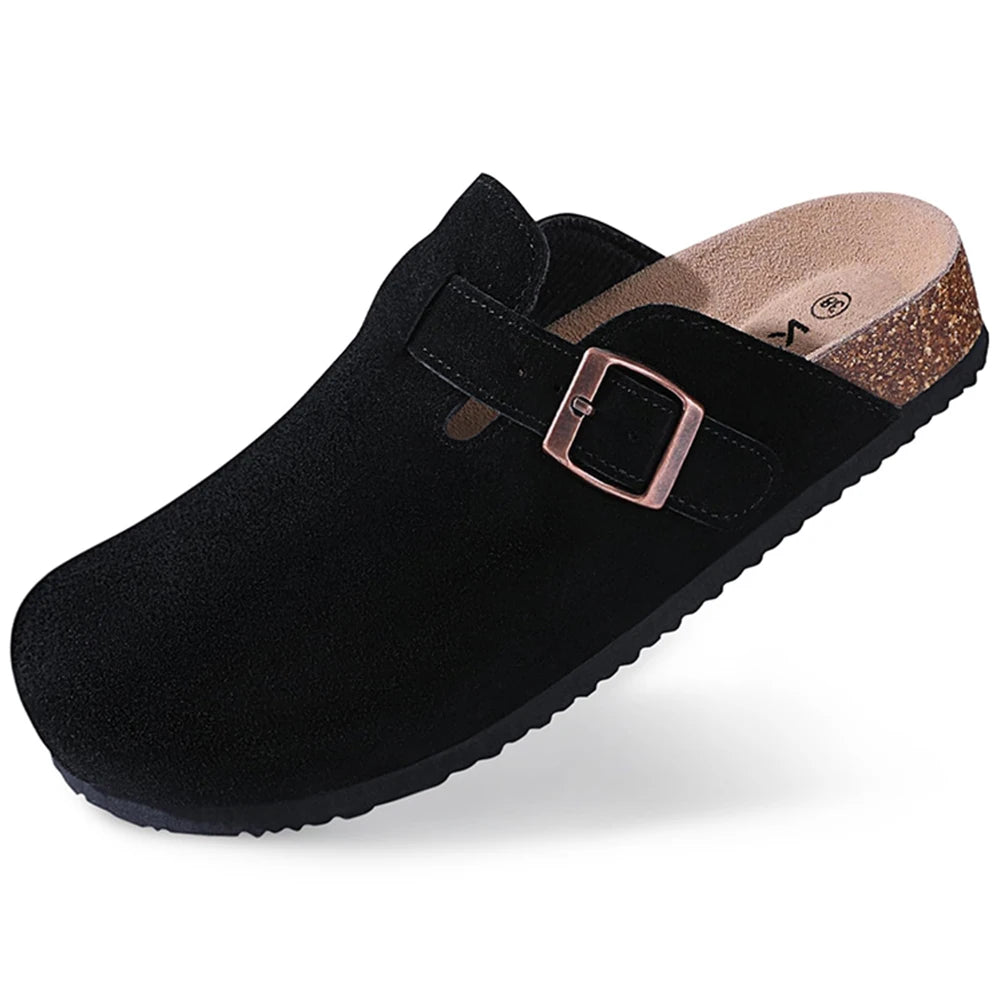 Aoife Kidmi Women's Clogs – Slip-On Sandals with Adjustable Buckle