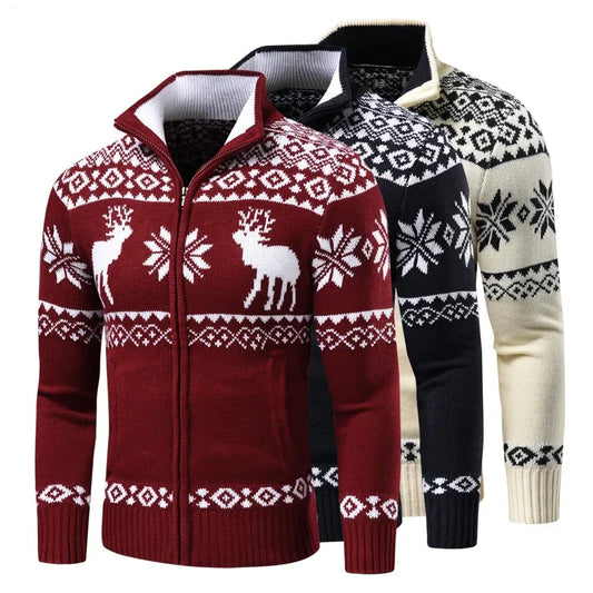 Darragh | Festive Knit Cardigan