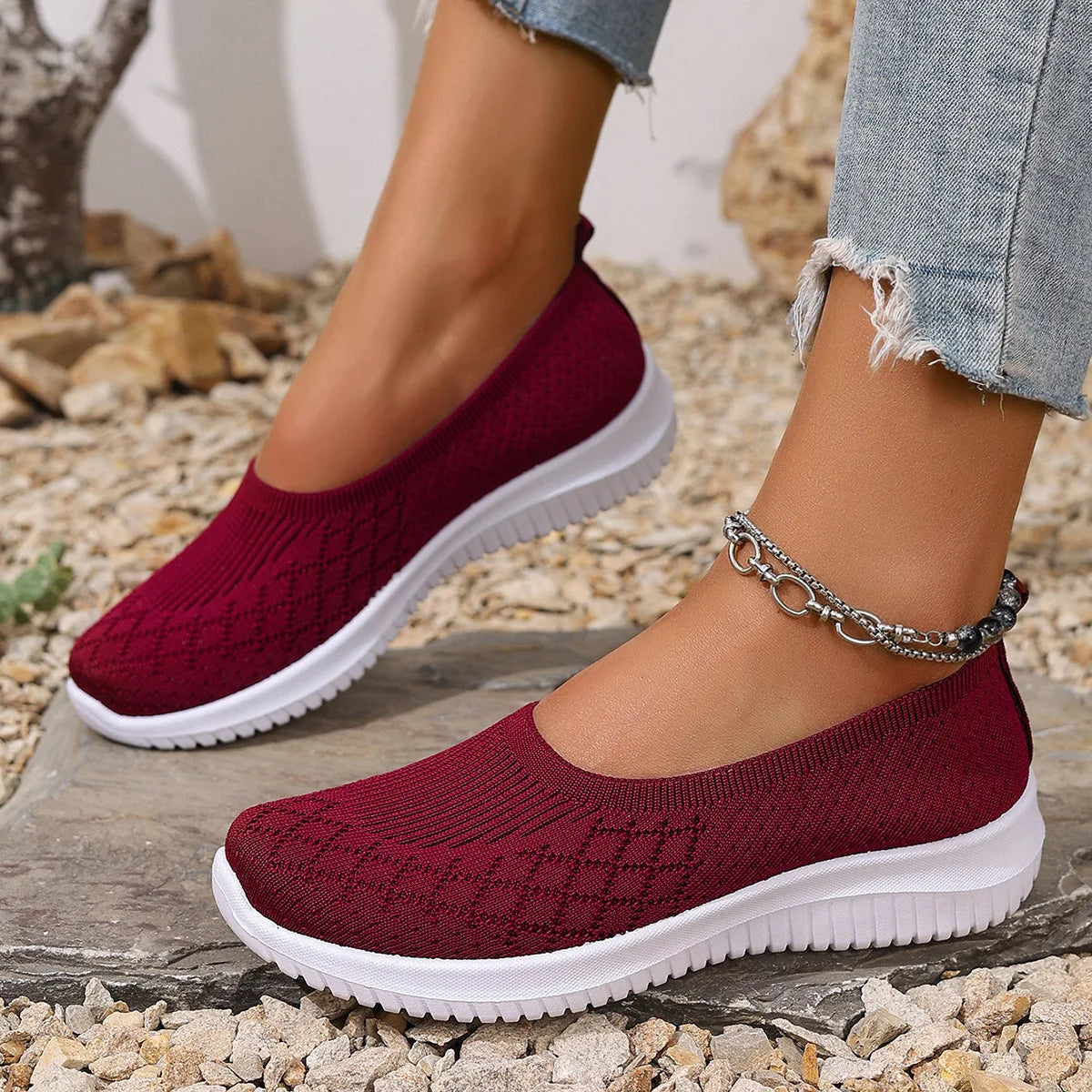 Sofina – Anti-Slip Breathable Slip-On Shoes