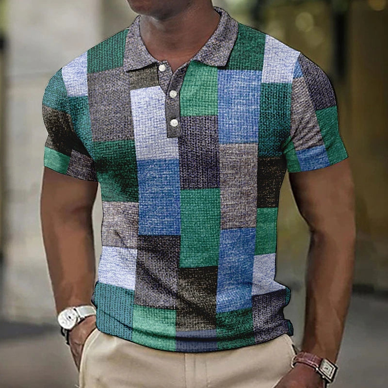 Cian | Modern Multi-Tone Polo Shirt