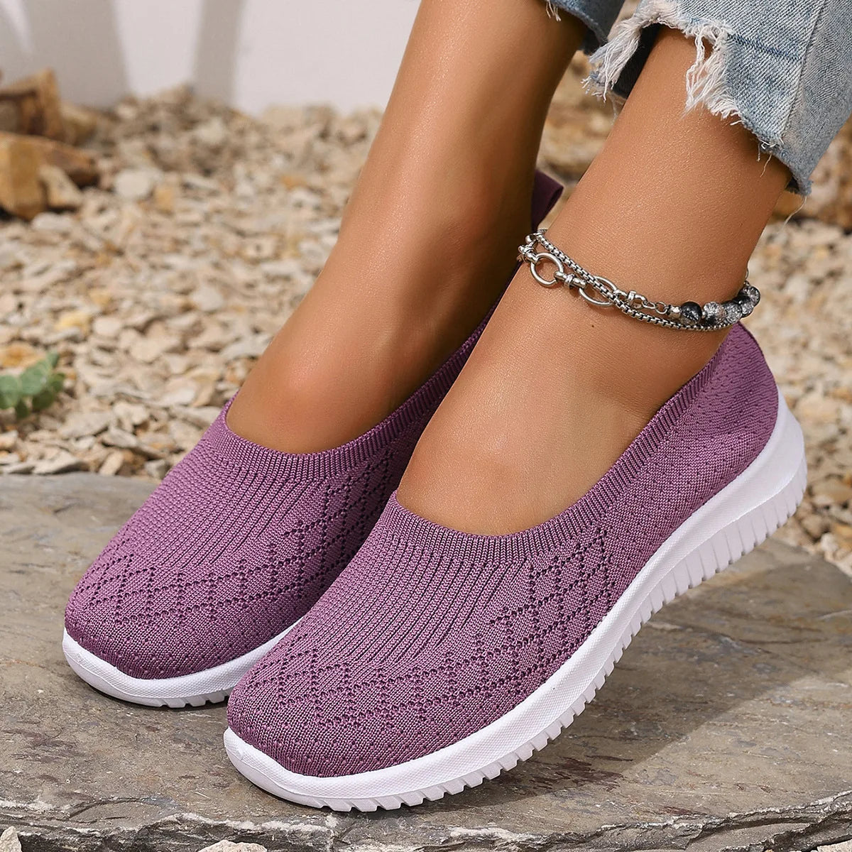 Sofina – Anti-Slip Breathable Slip-On Shoes