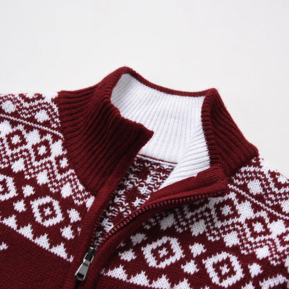 Darragh | Festive Knit Cardigan