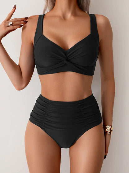 Isla | Ruffled Bandeau Bikini