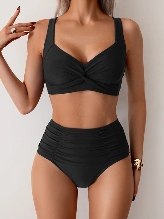 Isla | Ruffled Bandeau Bikini
