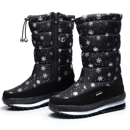 Nerina | Non-Slip Waterproof Faux Fur Snow Boots