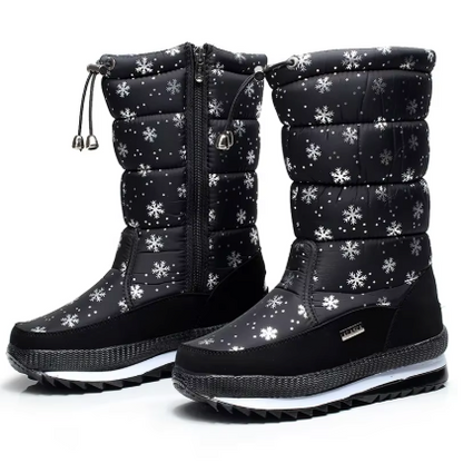 Nerina | Non-Slip Waterproof Faux Fur Snow Boots