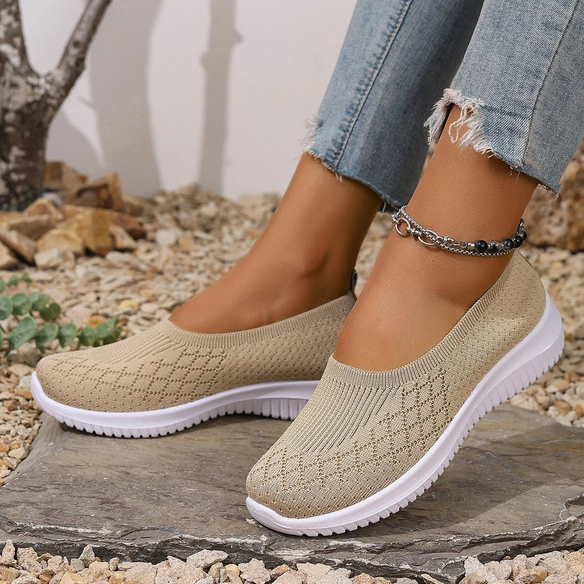 Sofina – Anti-Slip Breathable Slip-On Shoes