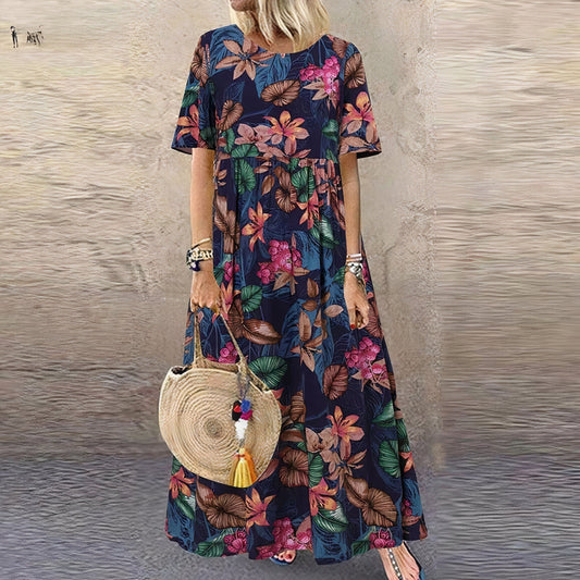 Riley | Vibrant Floral Maxi Dress