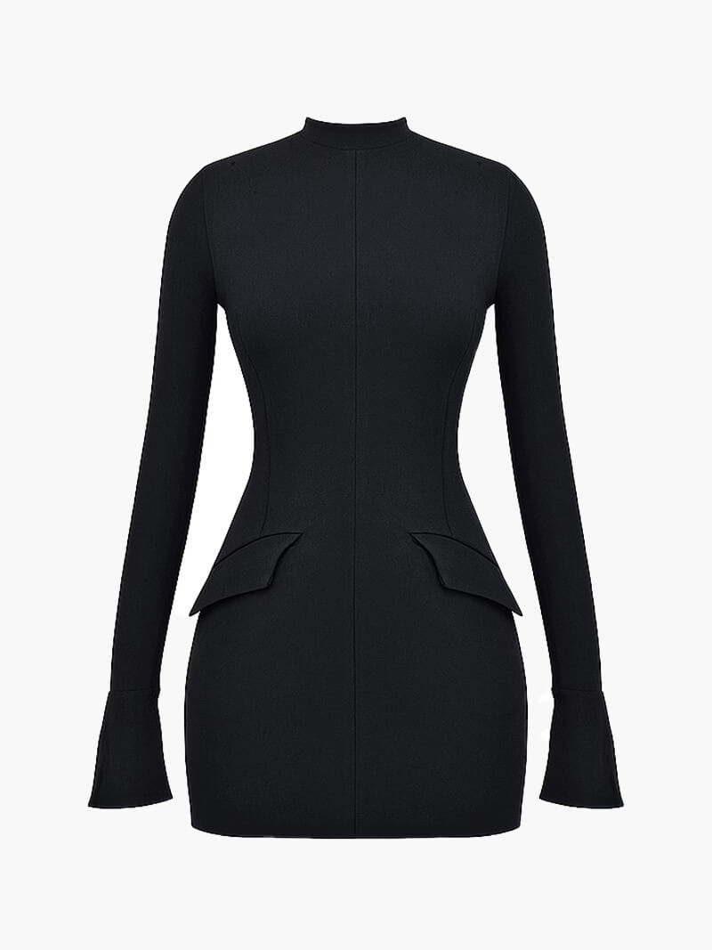 Evelyn | Long Sleeve Mini Dress