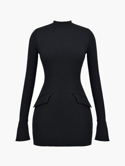 Evelyn | Long Sleeve Mini Dress