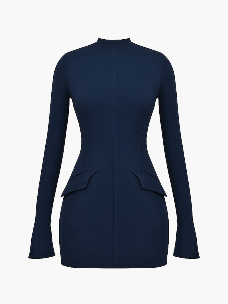Evelyn | Long Sleeve Mini Dress