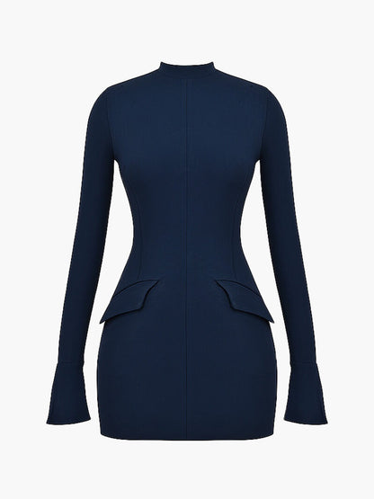 Evelyn | Long Sleeve Mini Dress