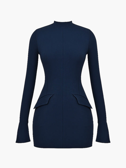 Evelyn | Long Sleeve Mini Dress