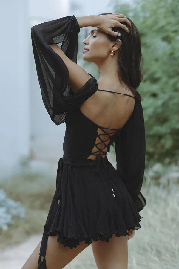 Hannah | Summer Dress with Spaghetti Straps