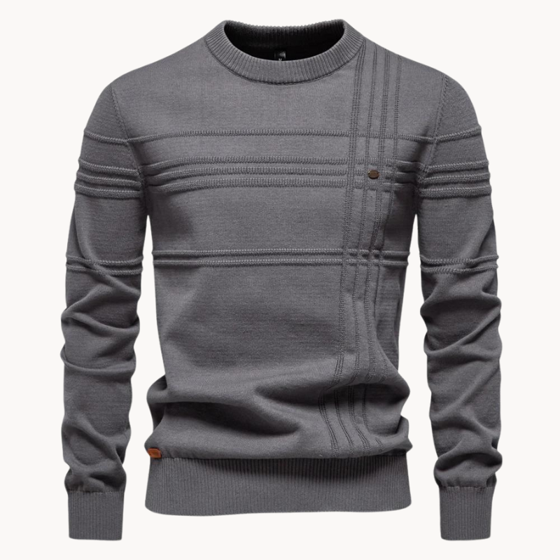 Brennan | Check Sweater