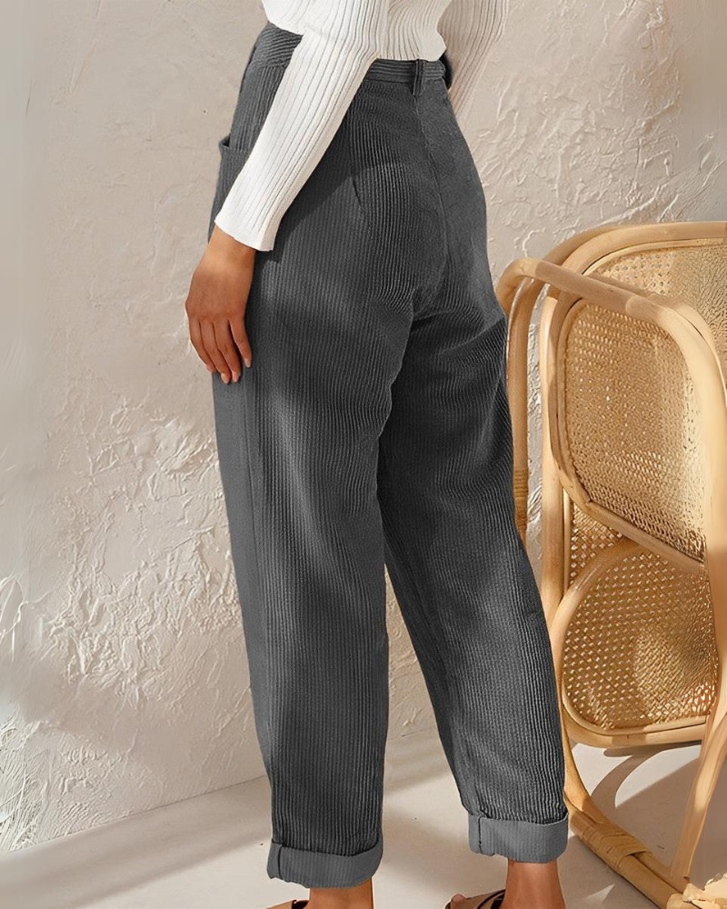 Jolene | Trendy Corduroy Pants