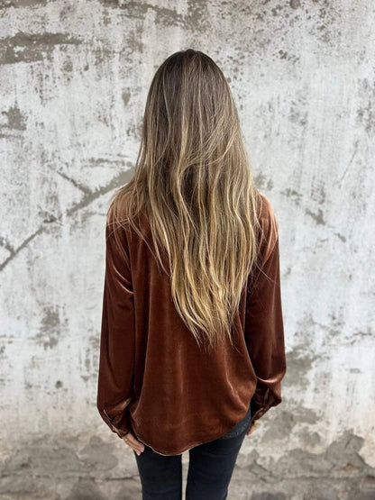 Selene | Velvet Blouse