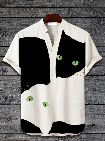 Niall | Artistic Linen-Silk Shirt