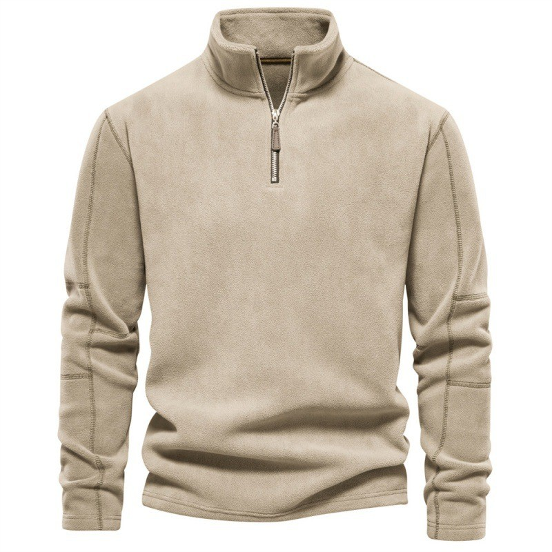 Lorcan | Fleece Pullover with Quarter Zipper