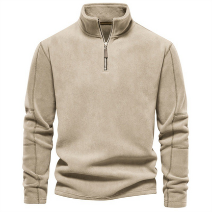Lorcan | Fleece Pullover with Quarter Zipper