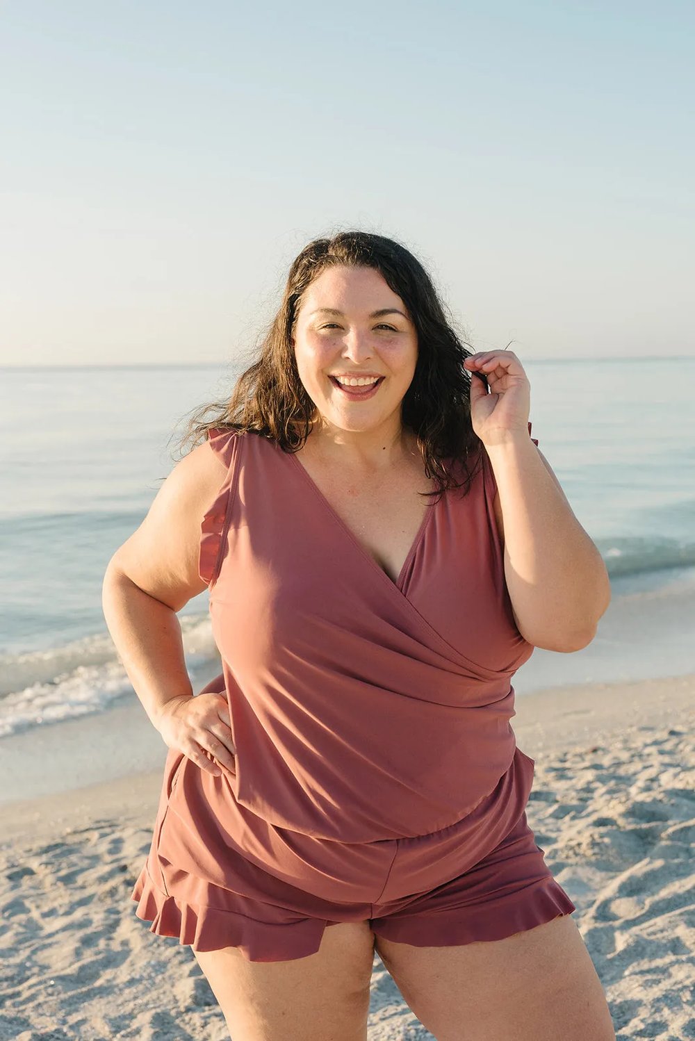 Siobhán | Ruffle Swimsuit with Bust Support
