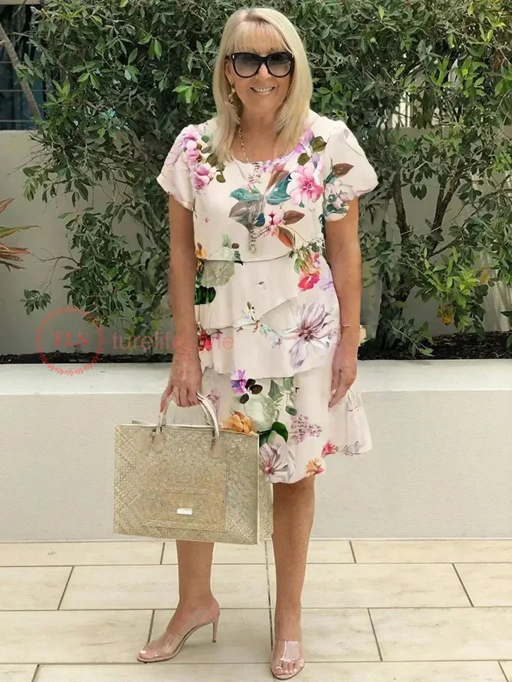 Aoife | Ruffled Floral Dress