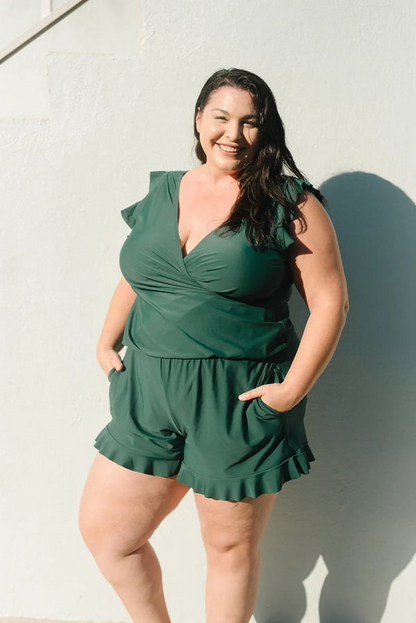 Siobhán | Ruffle Swimsuit with Bust Support